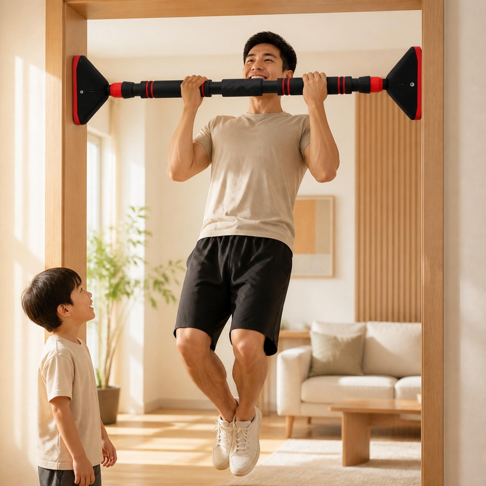 Door Pull Up Bar No Screw - Barra de tração para porta, para