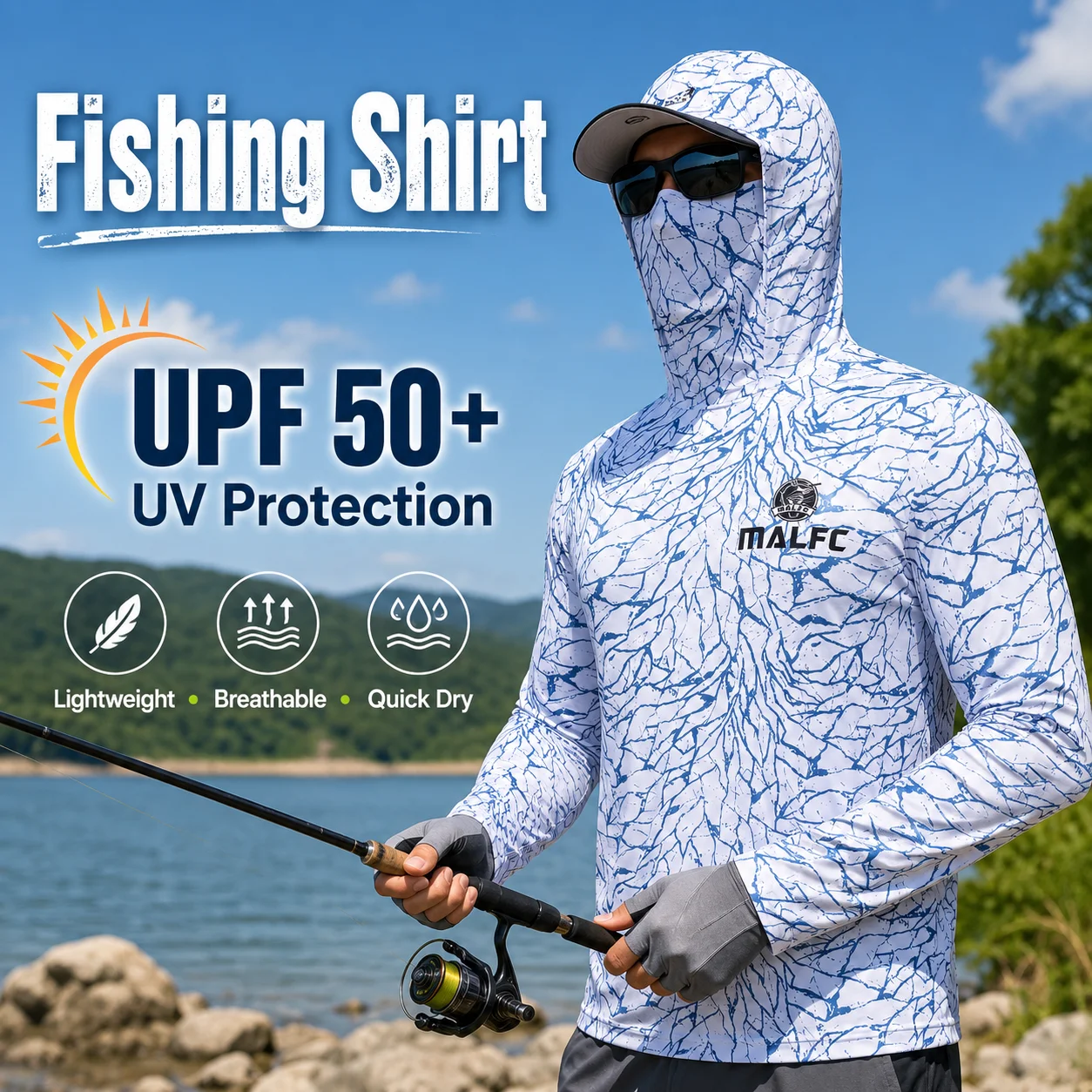 Hiking - Camisa de pesca de manga comprida