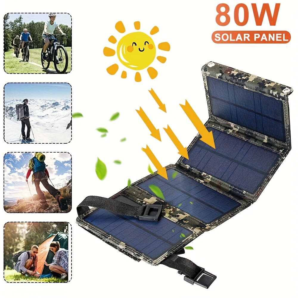 Hiking - Painel Solar Portátil Dobrável de 80W