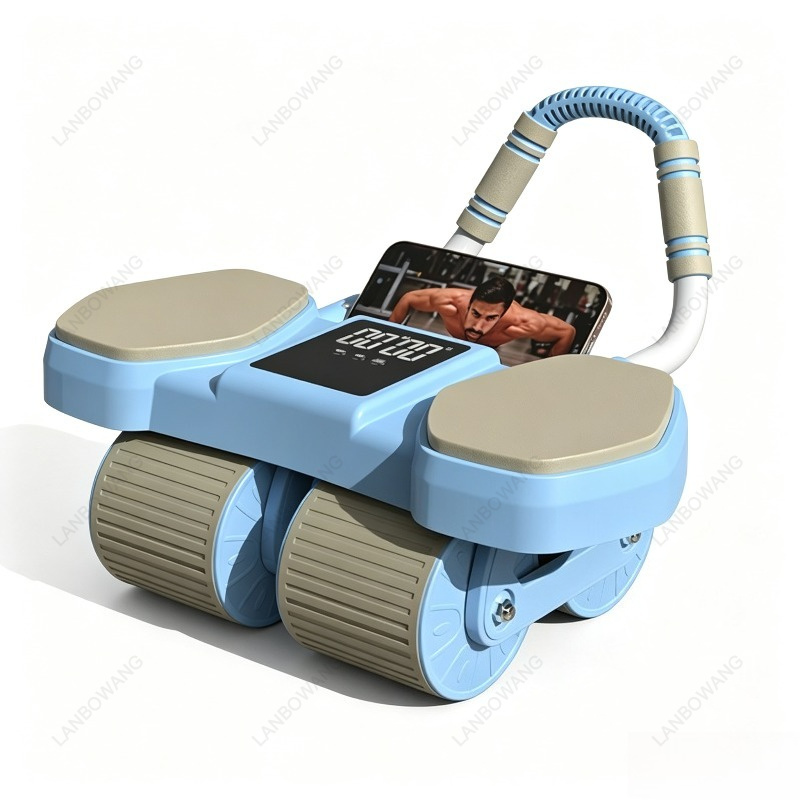 Ab Roller Wheel With Elbow Support - Rolo Abdominal Inteligente de 4 Rodas