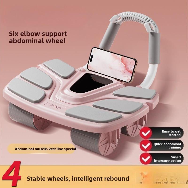 Rolo Abdominal com Seis Apoios - Ab Roller Wheel With Elbow Support avaliação e preço