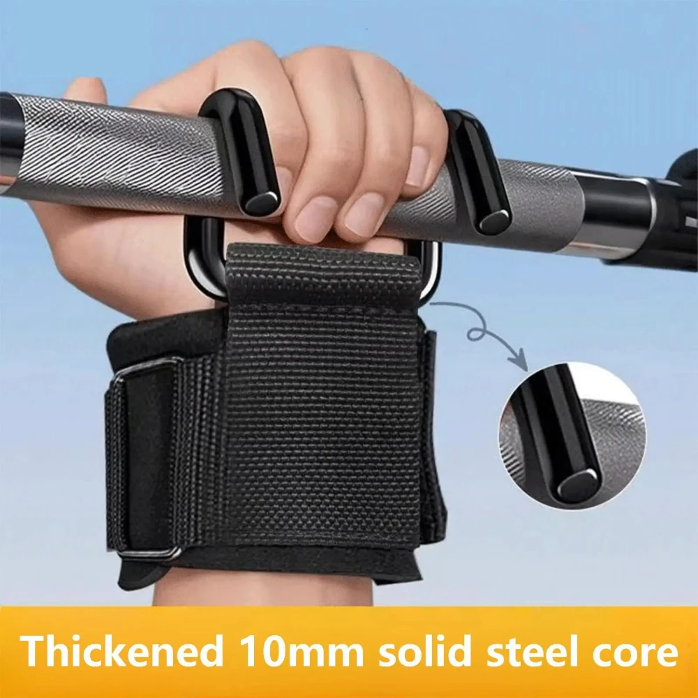 1/2 peças de Gancho de Assistê - Wrist Wraps Weightlifting Support avaliação e preço
