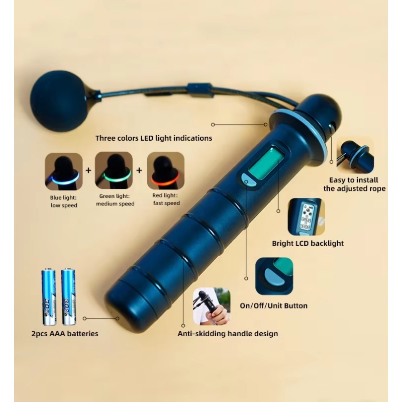 Corda de Pular Digital Sem Fio - Smart Jump Rope Digital Counter avaliação e preço
