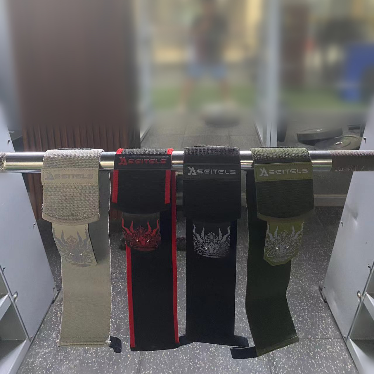 1 par dragão chinês tiras de p - Wrist Wraps Weightlifting Support avaliação e preço