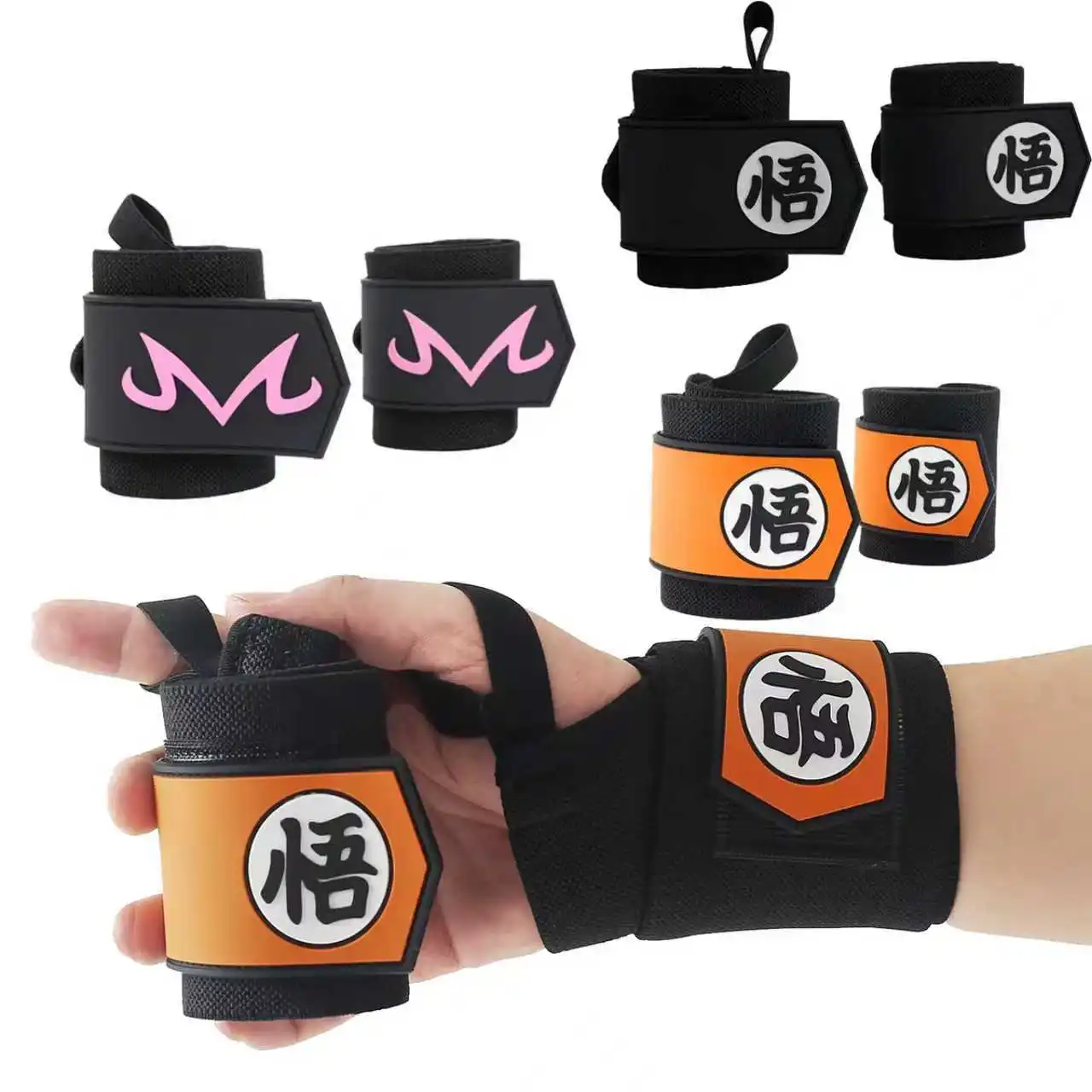 1 Par de Faixas de Suporte par - Wrist Wraps Weightlifting Support avaliação e preço