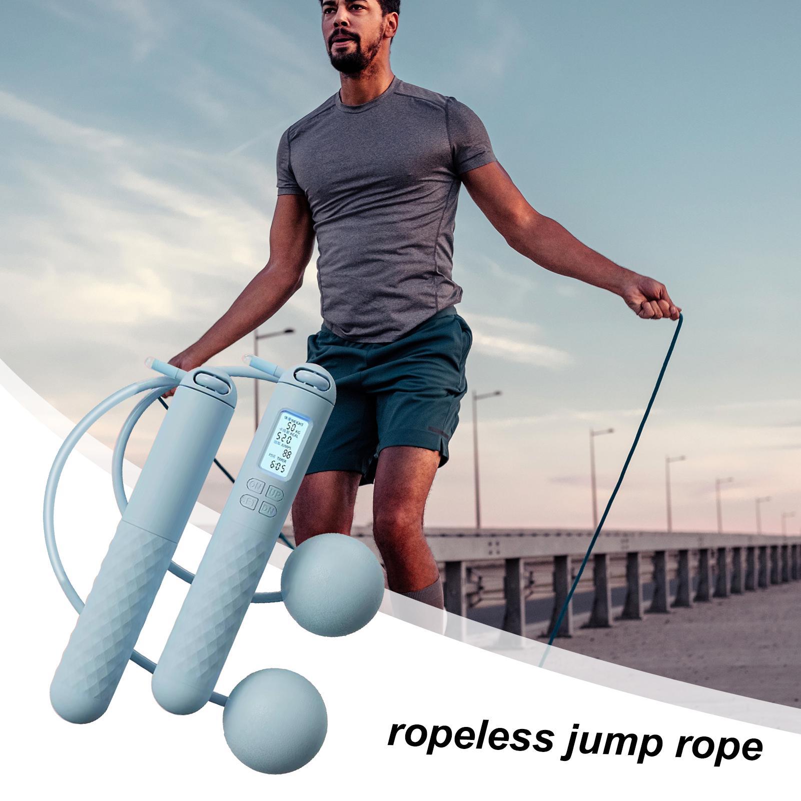 Corda de pular sem corda com c - Smart Jump Rope Digital Counter avaliação e preço