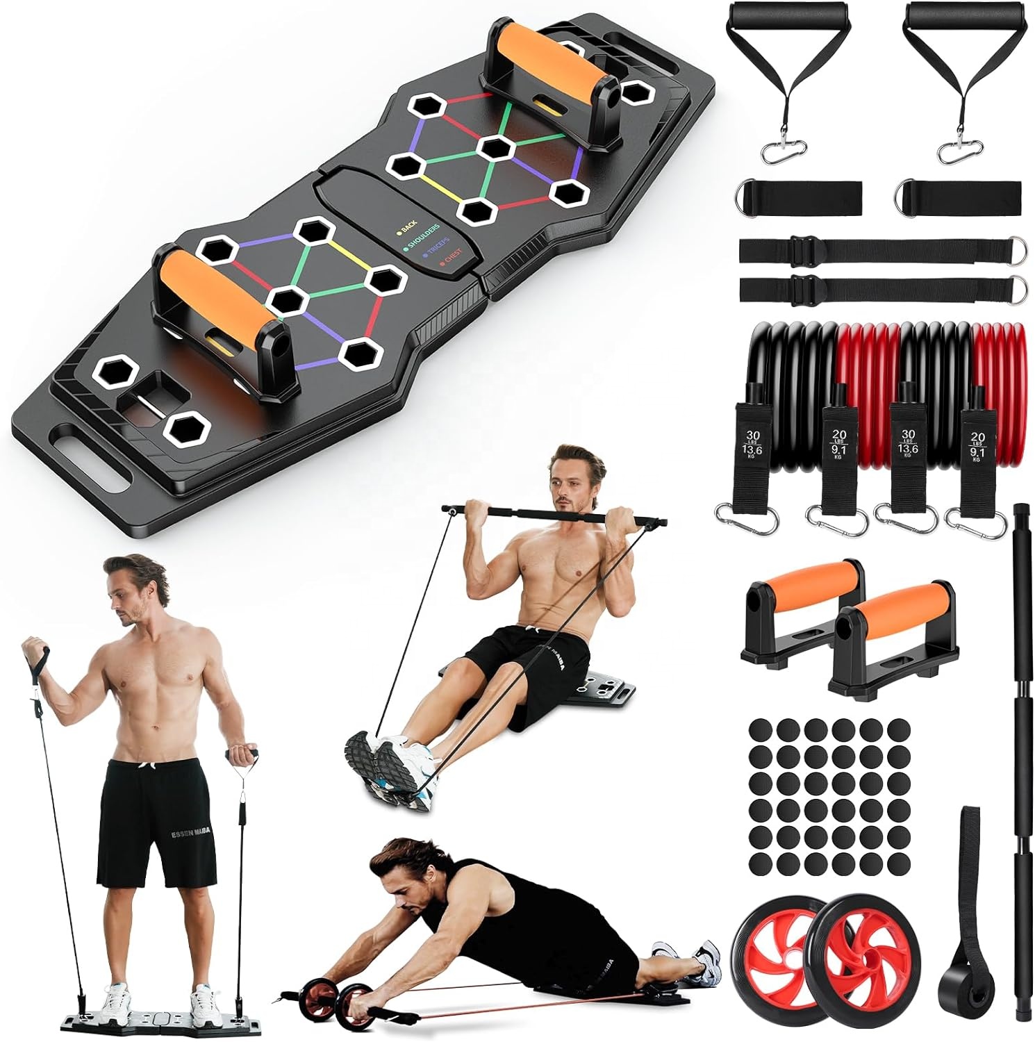 Kit de Prancha de Flexão Dobrá - Push Up Board Foldable Multi Function avaliação e preço