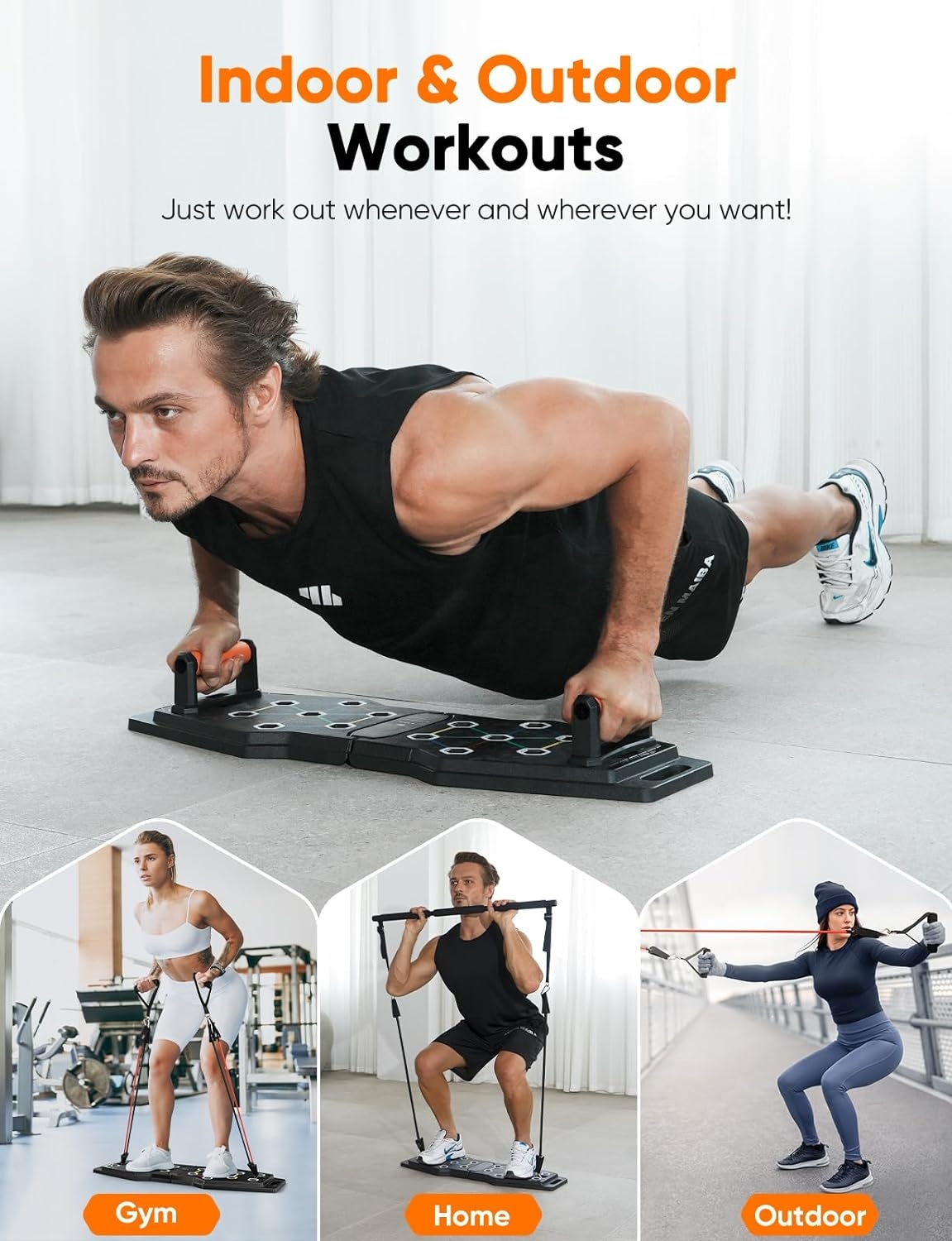 Kit de Prancha de Flexão Dobrá - Push Up Board Foldable Multi Function avaliação e preço