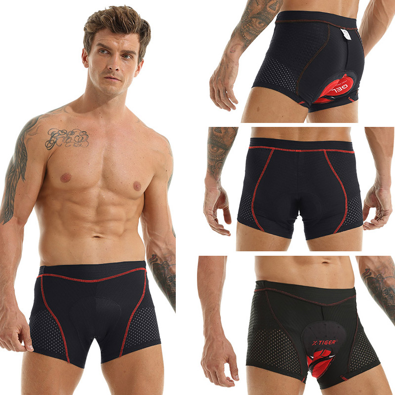X-tiger ciclismo roupa interio - Padded Cycling Shorts 5D Gel avaliação e preço