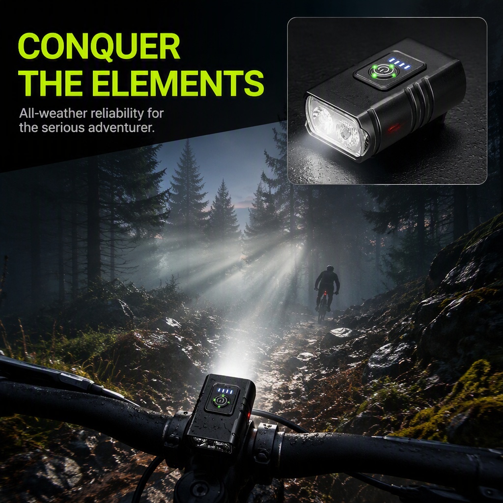 Lanterna de Bicicleta LED Reca - Rechargeable Bicycle Headlight 1000 Lumen avaliação e preço