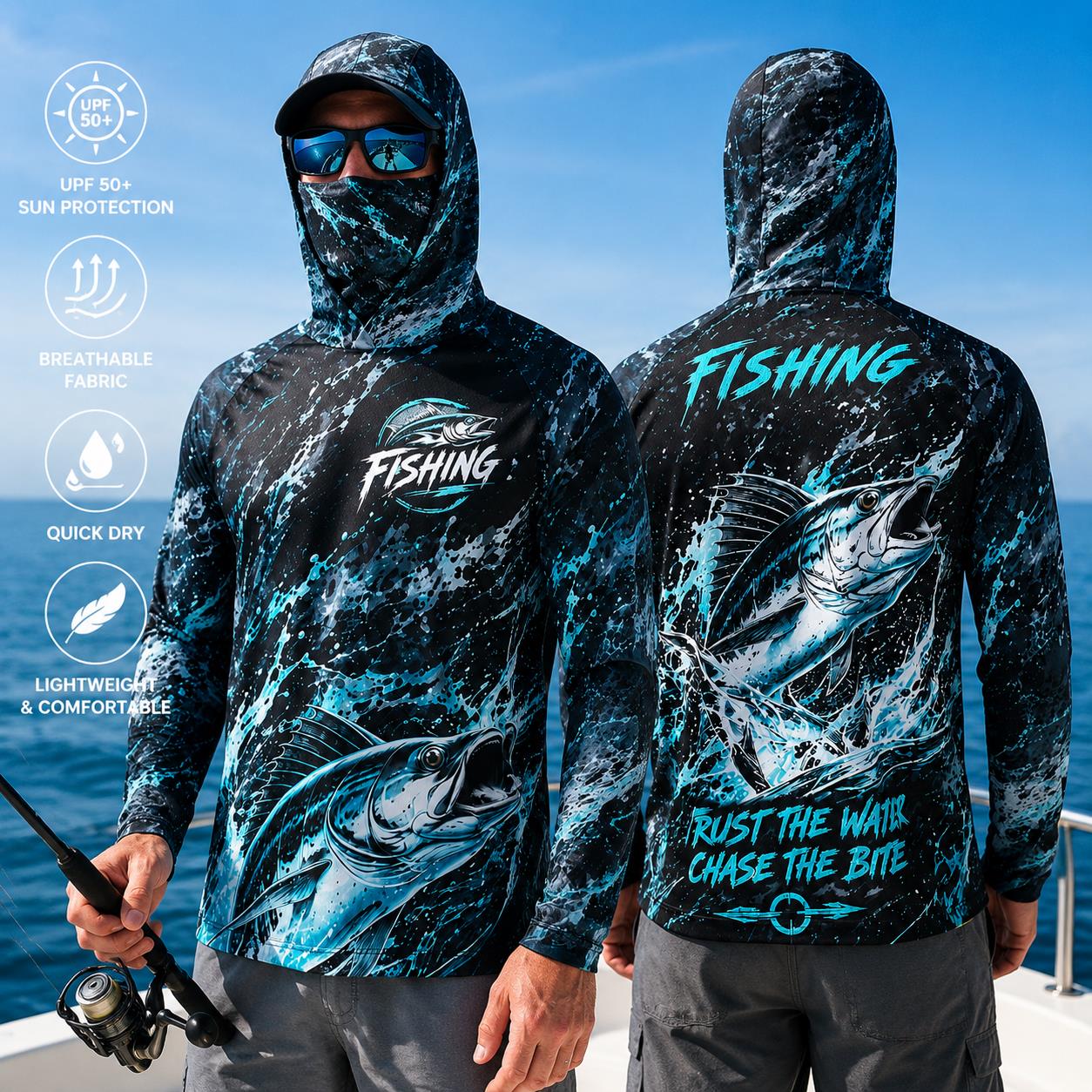 Camiseta de Pesca Masculina de - Fishing avaliação e preço