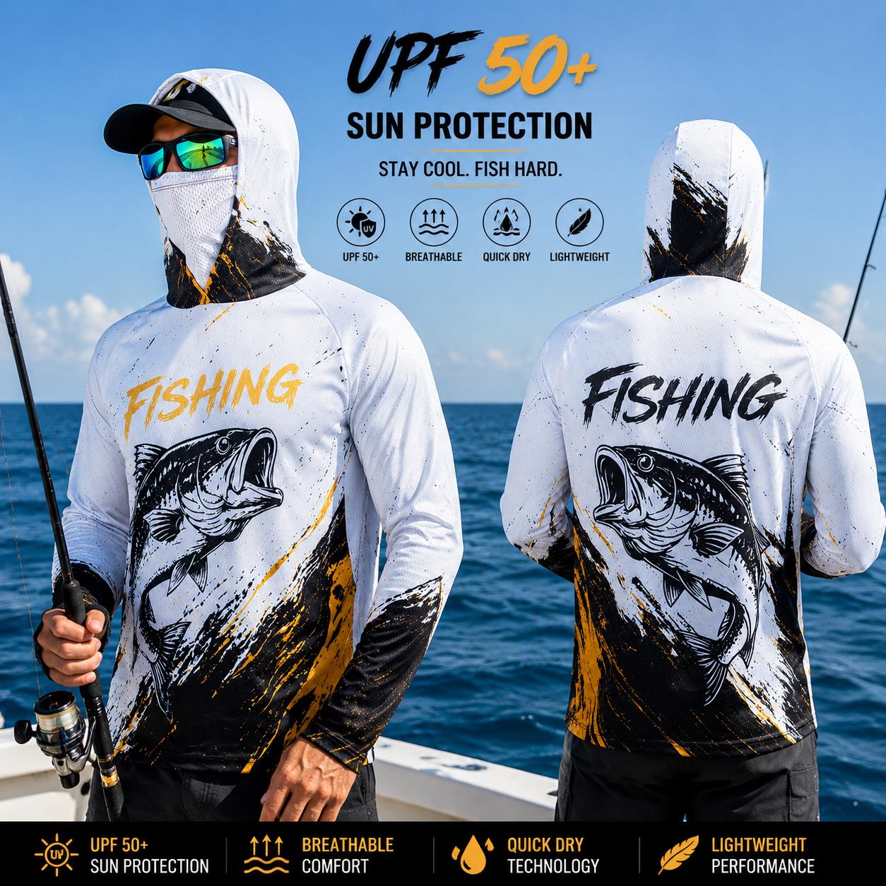 Camiseta de Pesca Masculina de - Fishing avaliação e preço