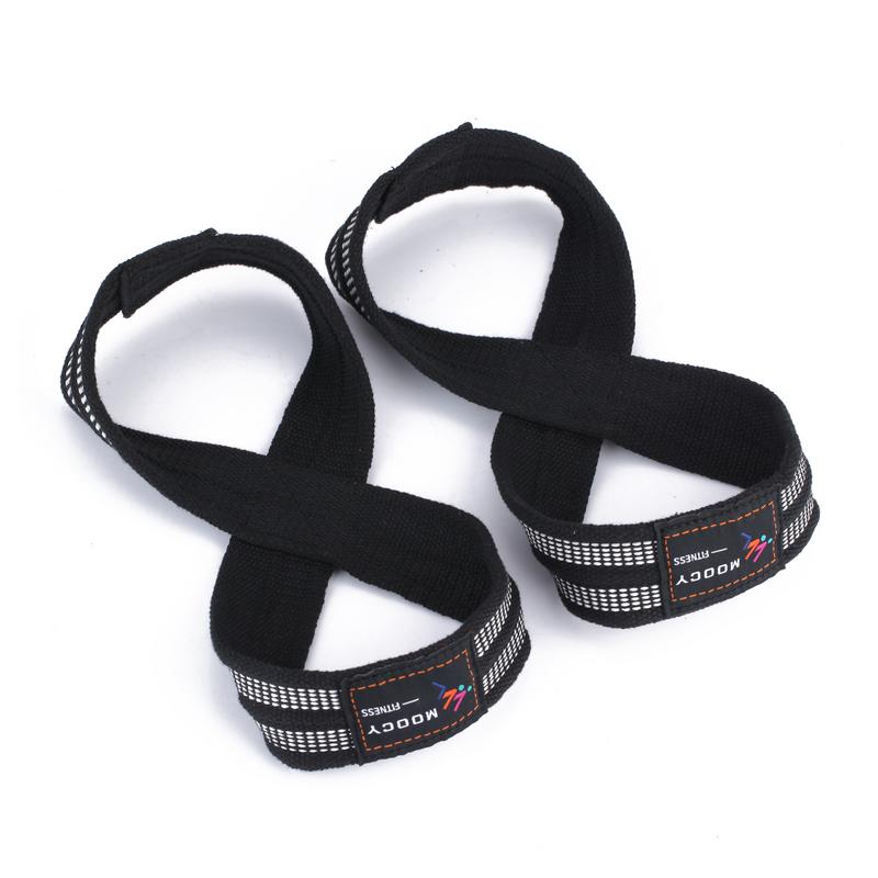 1 par figura 8 tiras de levant - Wrist Wraps Weightlifting Support avaliação e preço