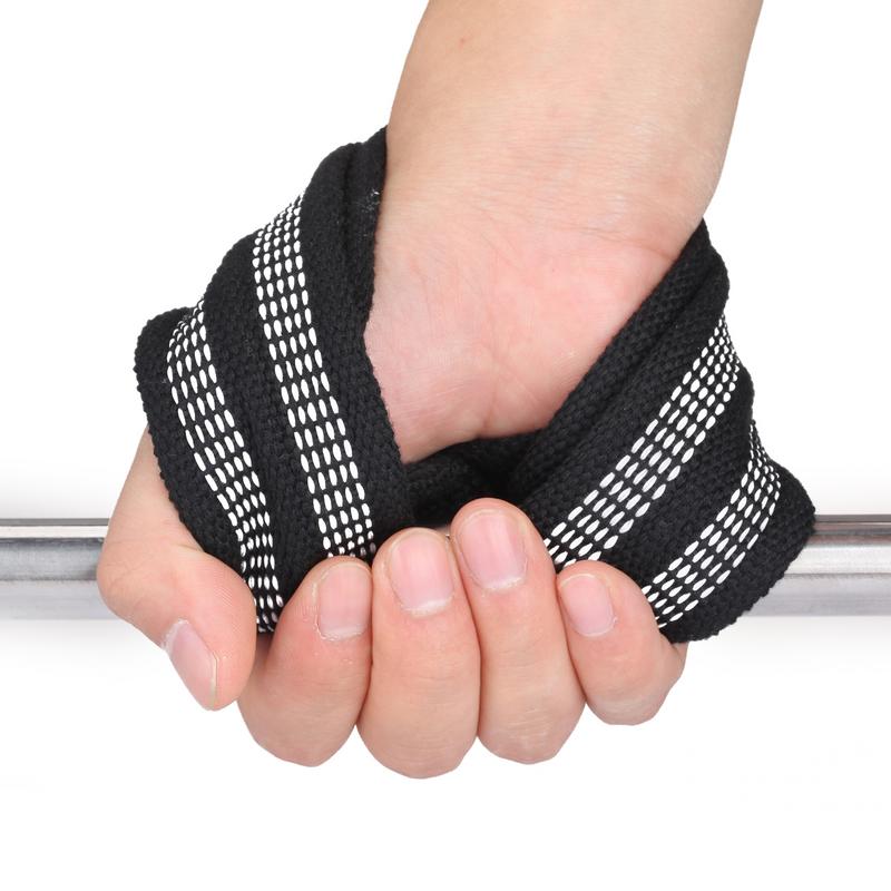 1 par figura 8 tiras de levant - Wrist Wraps Weightlifting Support avaliação e preço