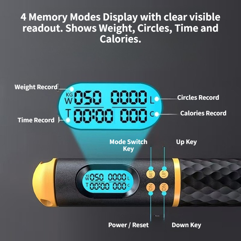 Corda de Pular Inteligente, No - Smart Jump Rope Digital Counter avaliação e preço
